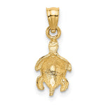 14K Turtle Pendant - Product Photo