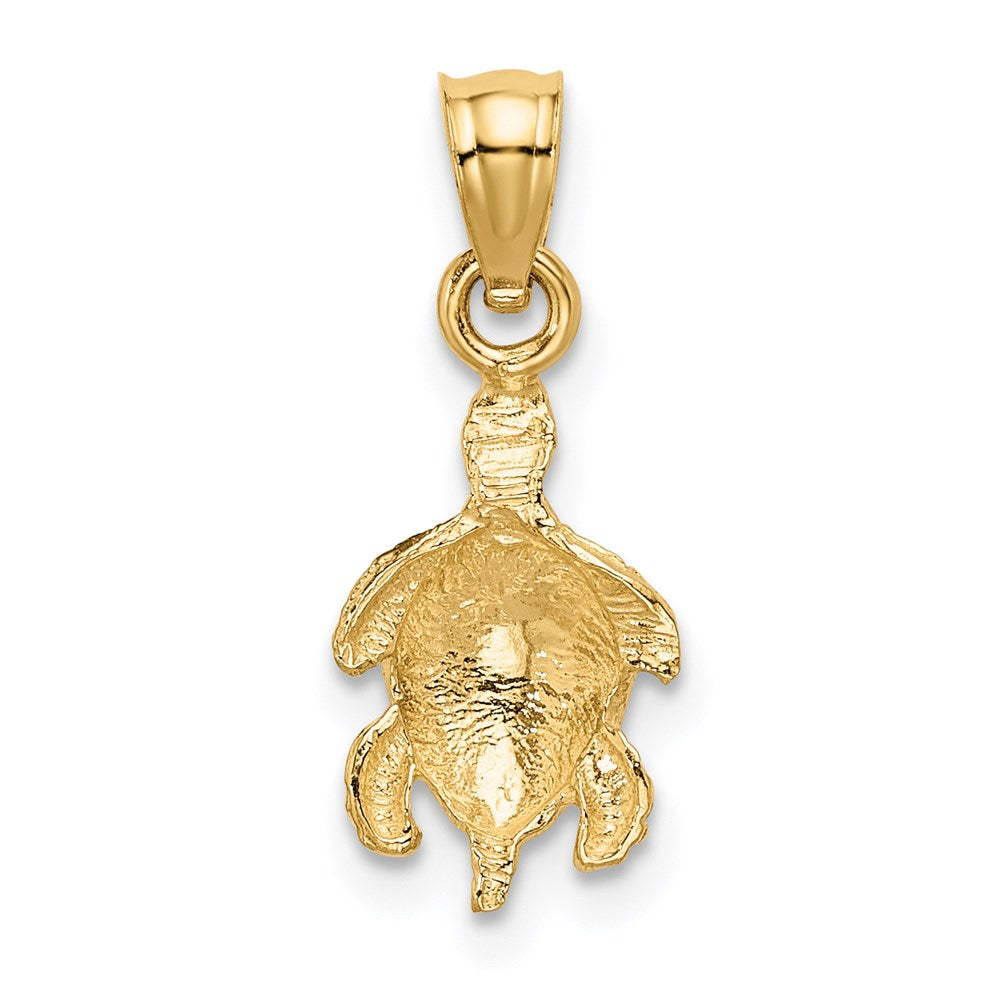 14K Turtle Pendant - Product Photo