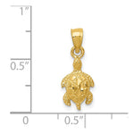 14K Turtle Pendant - Product Photo