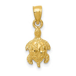 14K Turtle Pendant - Product Photo