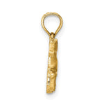 14K Diamond-cut Horse Pendant - Product Photo
