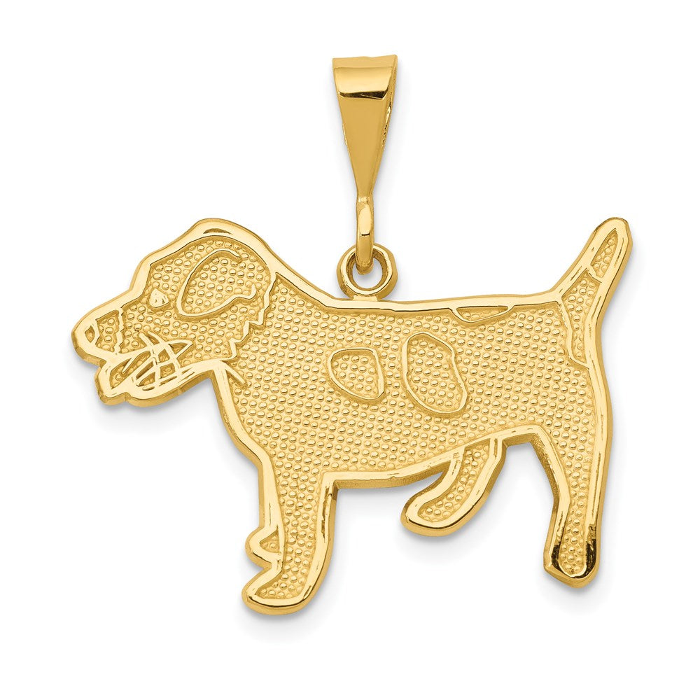 14k Jack Russell Terrier Dog Pendant - Product Photo