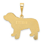 14k Labrador Dog Pendant - Product Photo