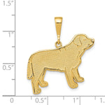 14k Labrador Dog Pendant - Product Photo