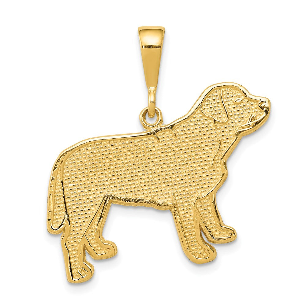 14k Labrador Dog Pendant - Product Photo