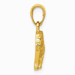 10K / 14K Yellow Gold Bulldog Pendant - Product Photo