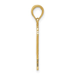 14k Piano Pendant - Product Photo