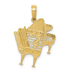 14k Piano Pendant - Product Photo