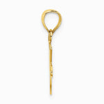10K / 14K Yellow Gold I HEART TENNIS Charm - Product Photo