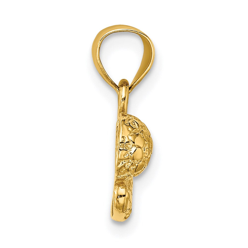 14k Soccer Ball w/Shoe Charm - Product Photo