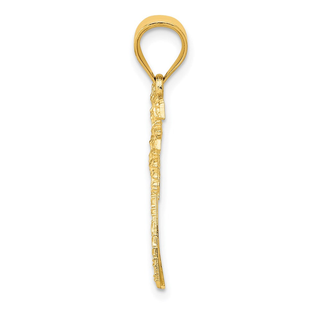 14k Mini Palm Tree Pendant - Product Photo
