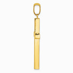 14K Yellow Gold Latin Cross Pendant - Product Photo