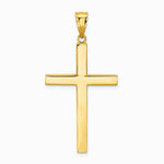 14K Yellow Gold Latin Cross Pendant - Product Photo