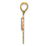 14K Two-tone 15 Guadalupe Pendant - Product Photo