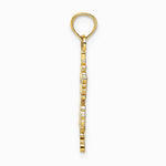 10K / 14K Yellow Gold Polished Snowflake Charm - Product Photo