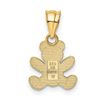 14k Teddy Bear Pendant - Product Photo