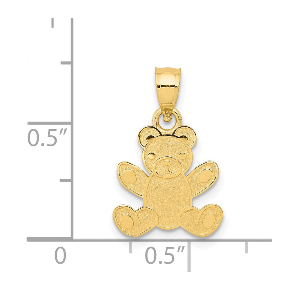 14k Teddy Bear Pendant - Product Photo