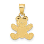 14k Teddy Bear Pendant - Product Photo