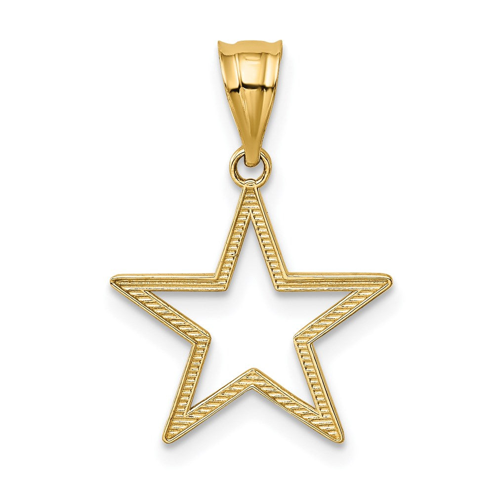 14k Star Charm - Product Photo