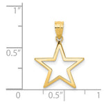 14k Star Charm - Product Photo