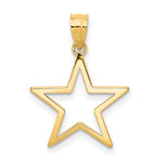 14k Star Charm - Product Photo