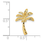 14k Palm Tree Slide - Product Photo