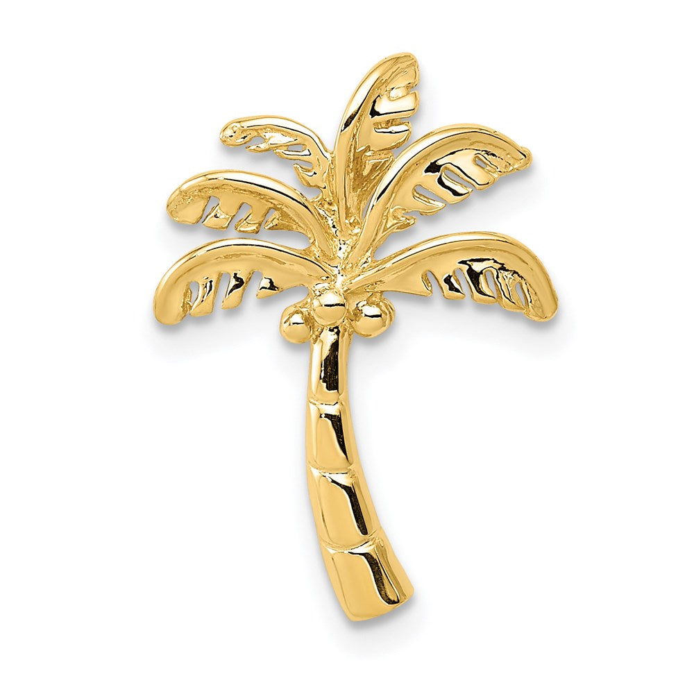 14k Palm Tree Slide - Product Photo