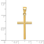 14k Cross Pendant - Product Photo