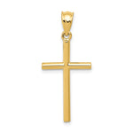 14k Cross Pendant - Product Photo