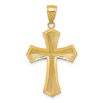 14k Passion Cross Pendant - Product Photo