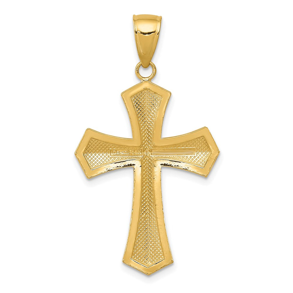 14k Passion Cross Pendant - Product Photo