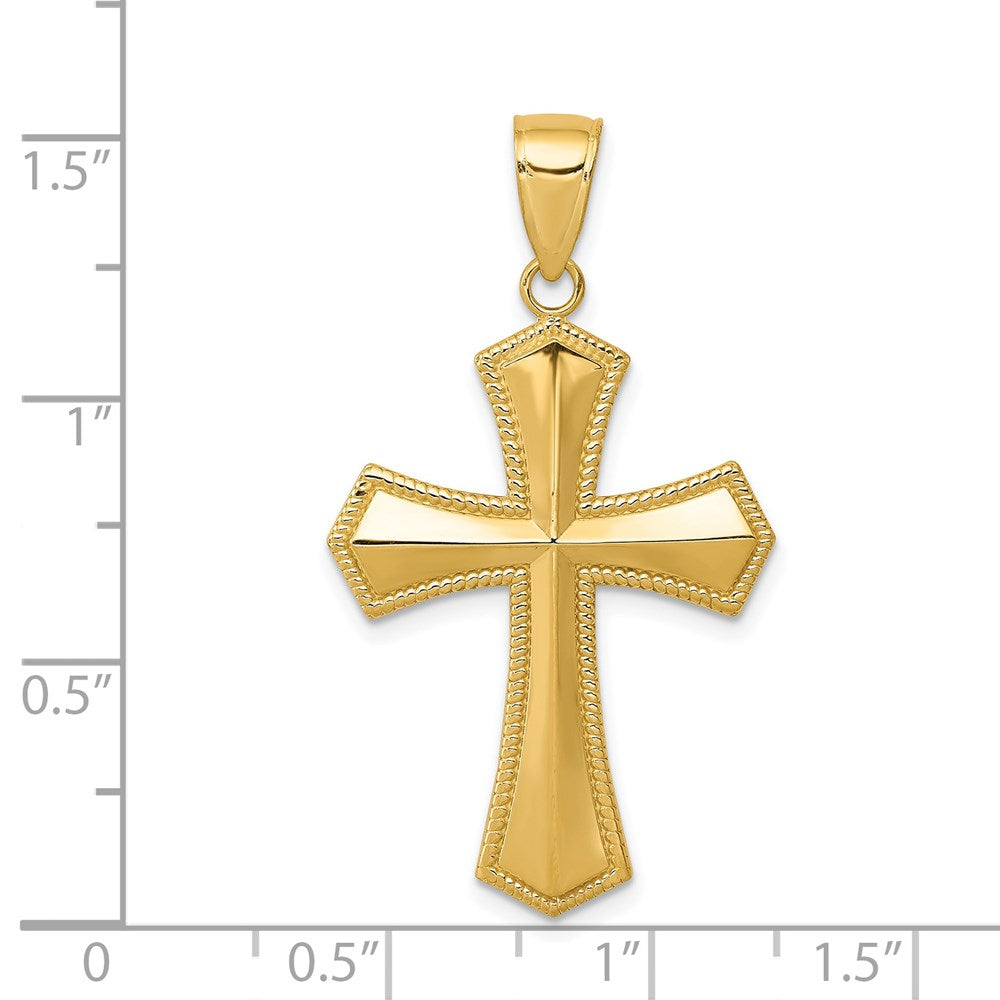 14k Passion Cross Pendant - Product Photo