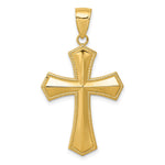 14k Passion Cross Pendant - Product Photo