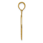 10K / 14K Yellow Gold Saint Christopher Medal Pendant - Product Photo
