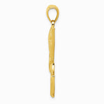 10K / 14K Yellow Gold Nefertiti Pendant - Product Photo