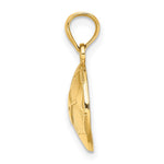 10K / 14K Yellow Gold Soccer Ball Charm - Product Photo