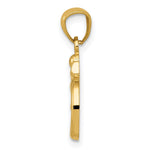 10K / 14K Yellow Gold Gold Polished Om Symbol Pendant - Product Photo
