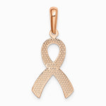 10K / 14K Rose Gold Awareness Pendant - Product Photo