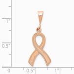 10K / 14K Rose Gold Awareness Pendant - Product Photo