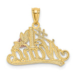 14K Two-tone with White Rhodium DC 