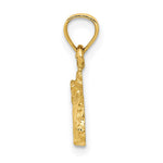14k Polished Rabbit Pendant - Product Photo