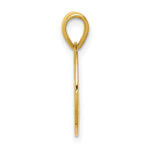 14K Yellow Gold Gold Polished Tree in Circle Pendant - Product Photo