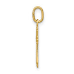 14k Polished D/C Small Cross Charm - Product Photo