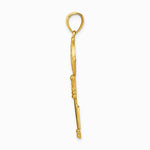 14K Yellow Gold San Benito 2-Sided Key Pendant - Product Photo