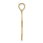 14k Diamond-cut Polished Star of David Pendant - Product Photo