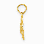 10K / 14K Yellow Gold Cut-Out Small Butterfly Charm - Product Photo