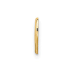 10K / 14K Yellow Gold Polished Mini Floating Heart Slide - Product Photo