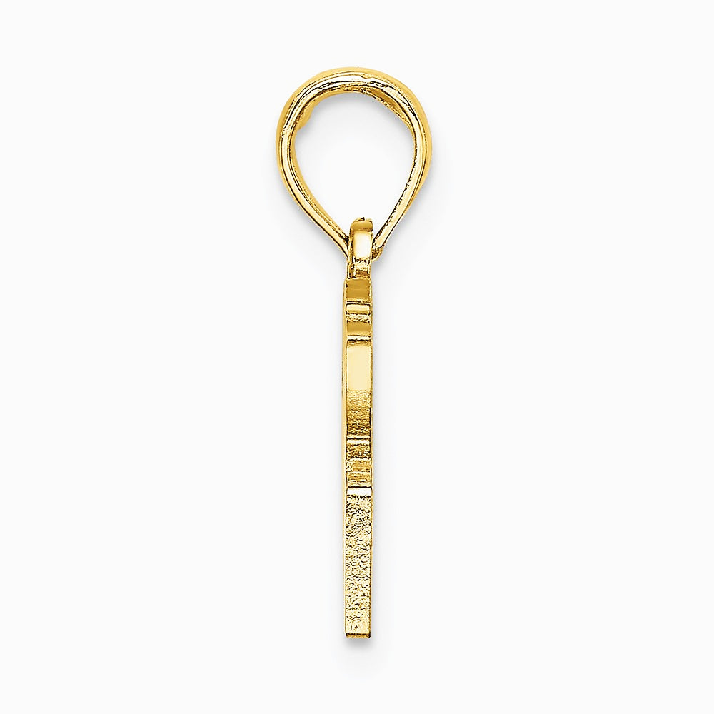 10K / 14K Yellow Gold Hands Forming a Heart Charm - Product Photo