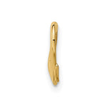 10K / 14K Yellow Gold Floating Heart Charm - Product Photo