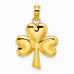 10K / 14K Yellow Gold 3-Leaf Clover Charm - Product Photo